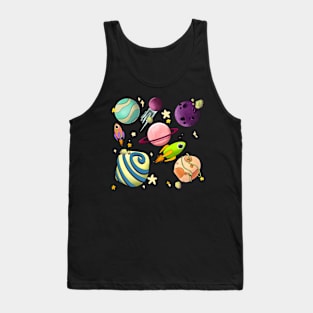 Colour In space Tank Top